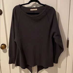 Free People Waffle Knit Tunic